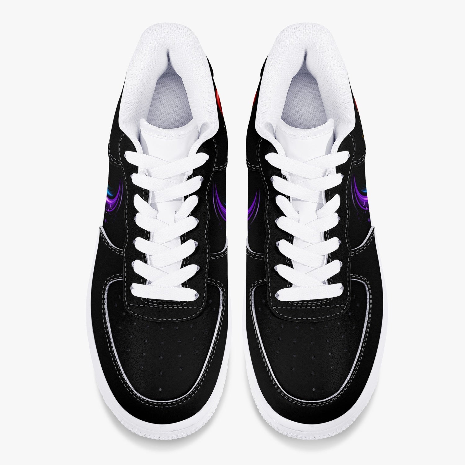 StepUpSneaks Low  Leather Sports Sneakers