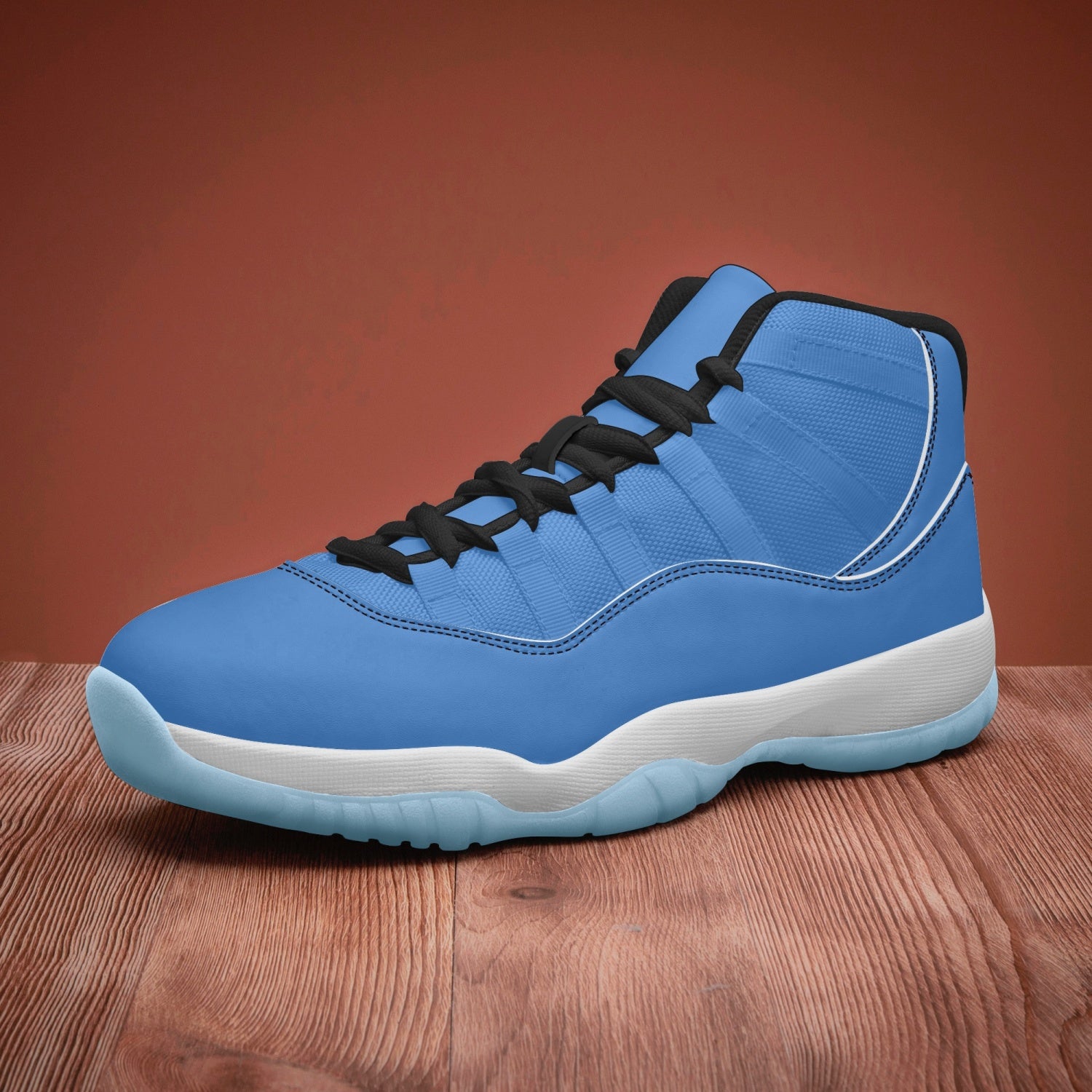 StepUpSneaks Basketball Sneakers -Blue Sole