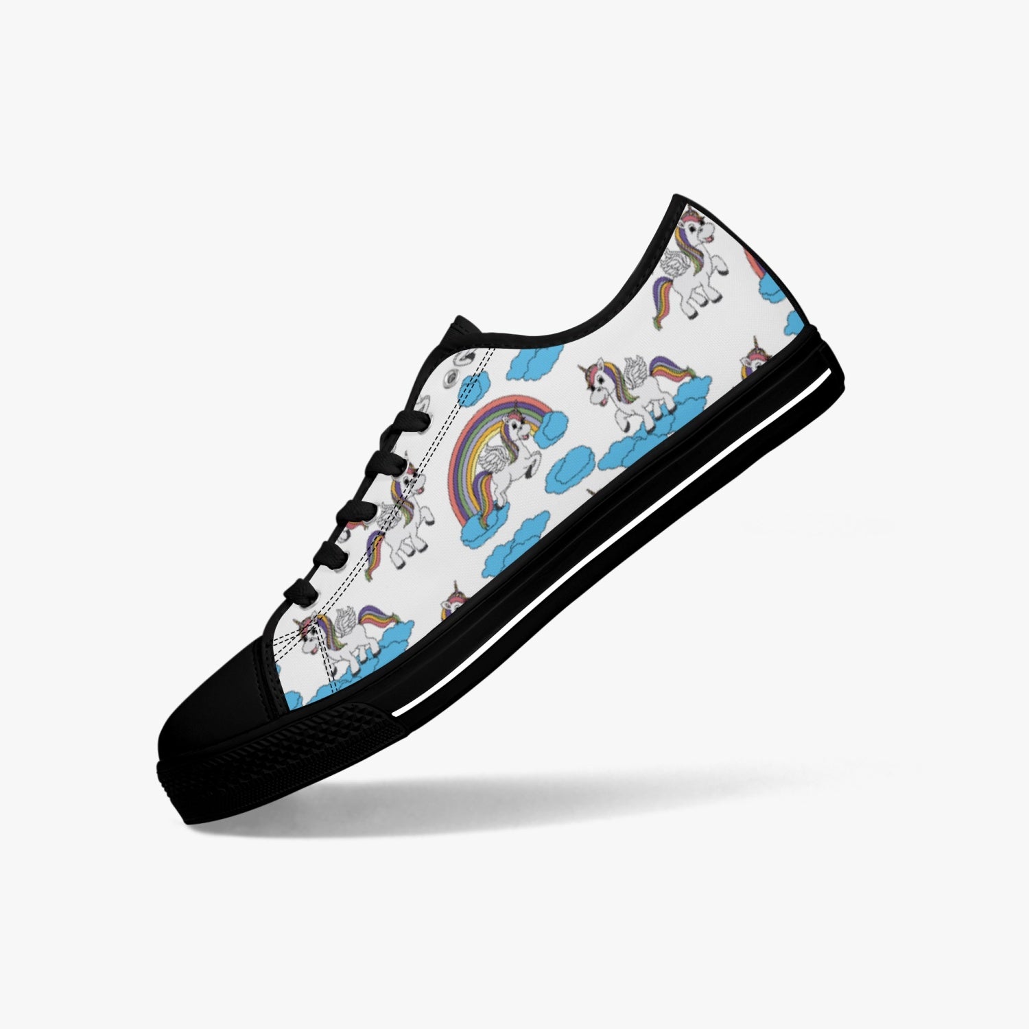 StepUpSneaks Unicorn Low Canvas