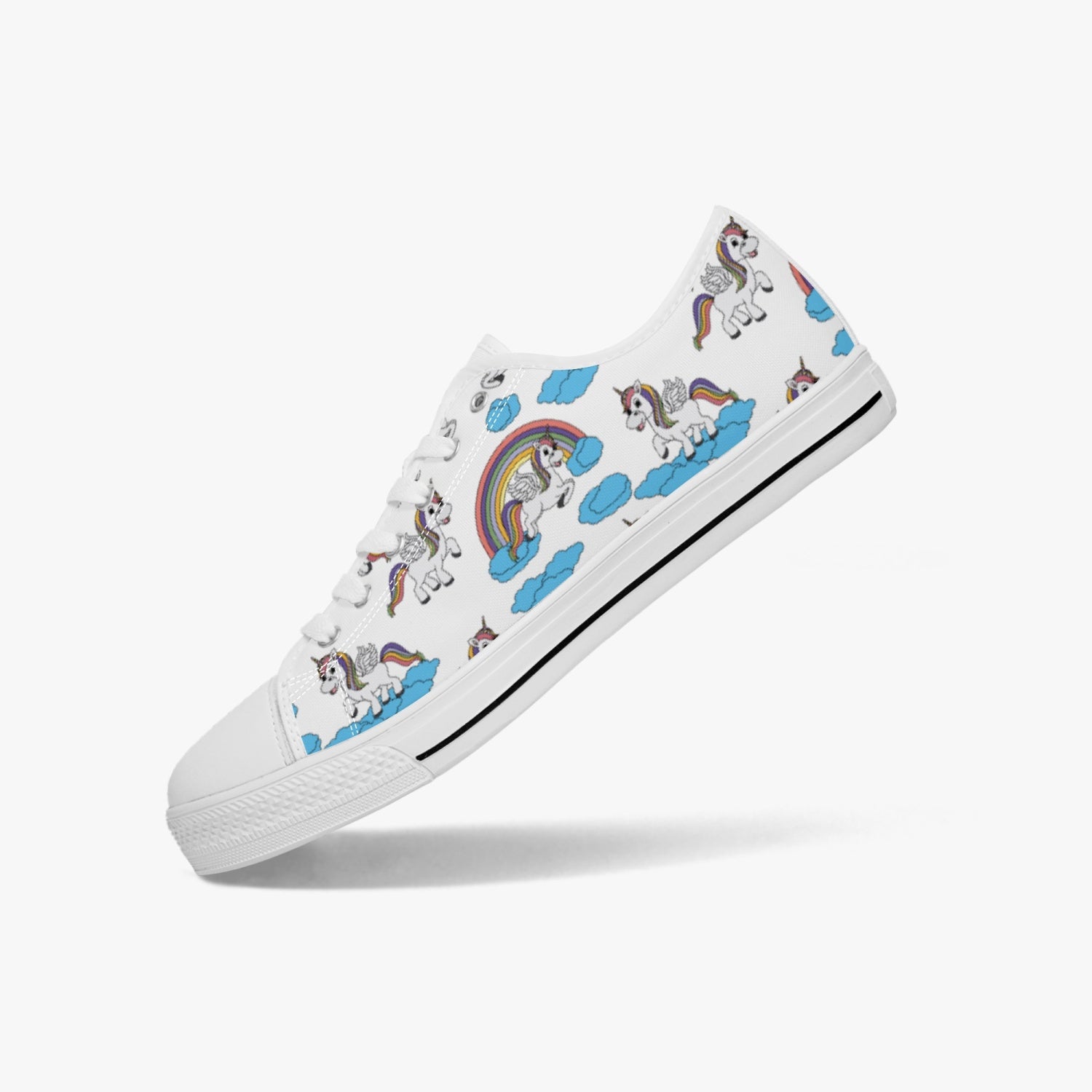 StepUpSneaks Unicorn Low Canvas