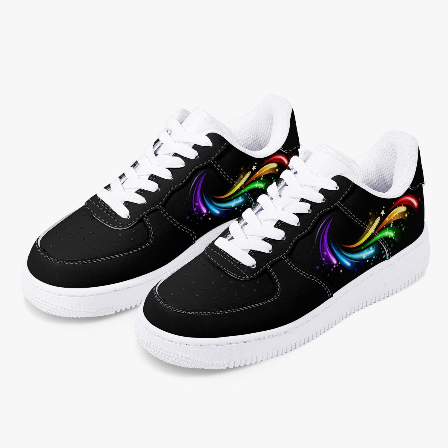 StepUpSneaks Low  Leather Sports Sneakers