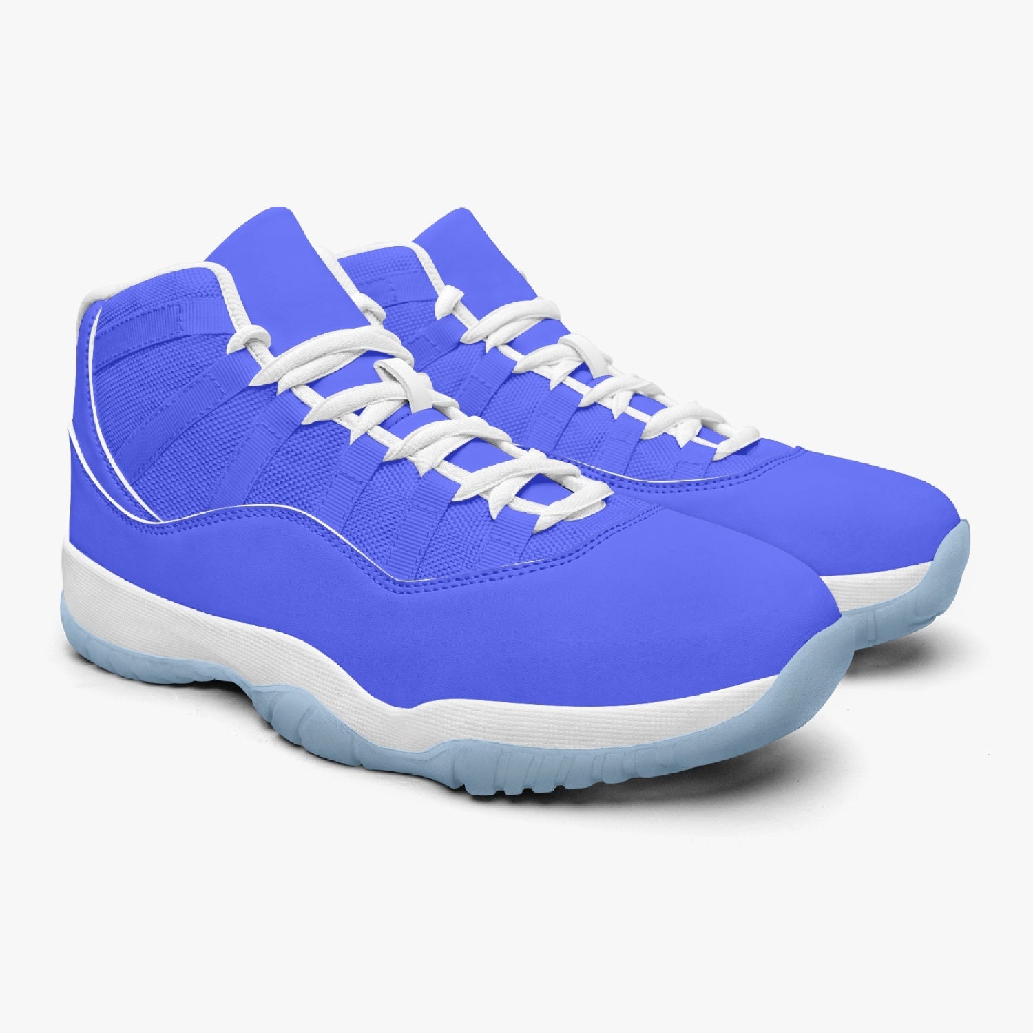 StepUpSneaks Basketball Sneakers -Blue Sole