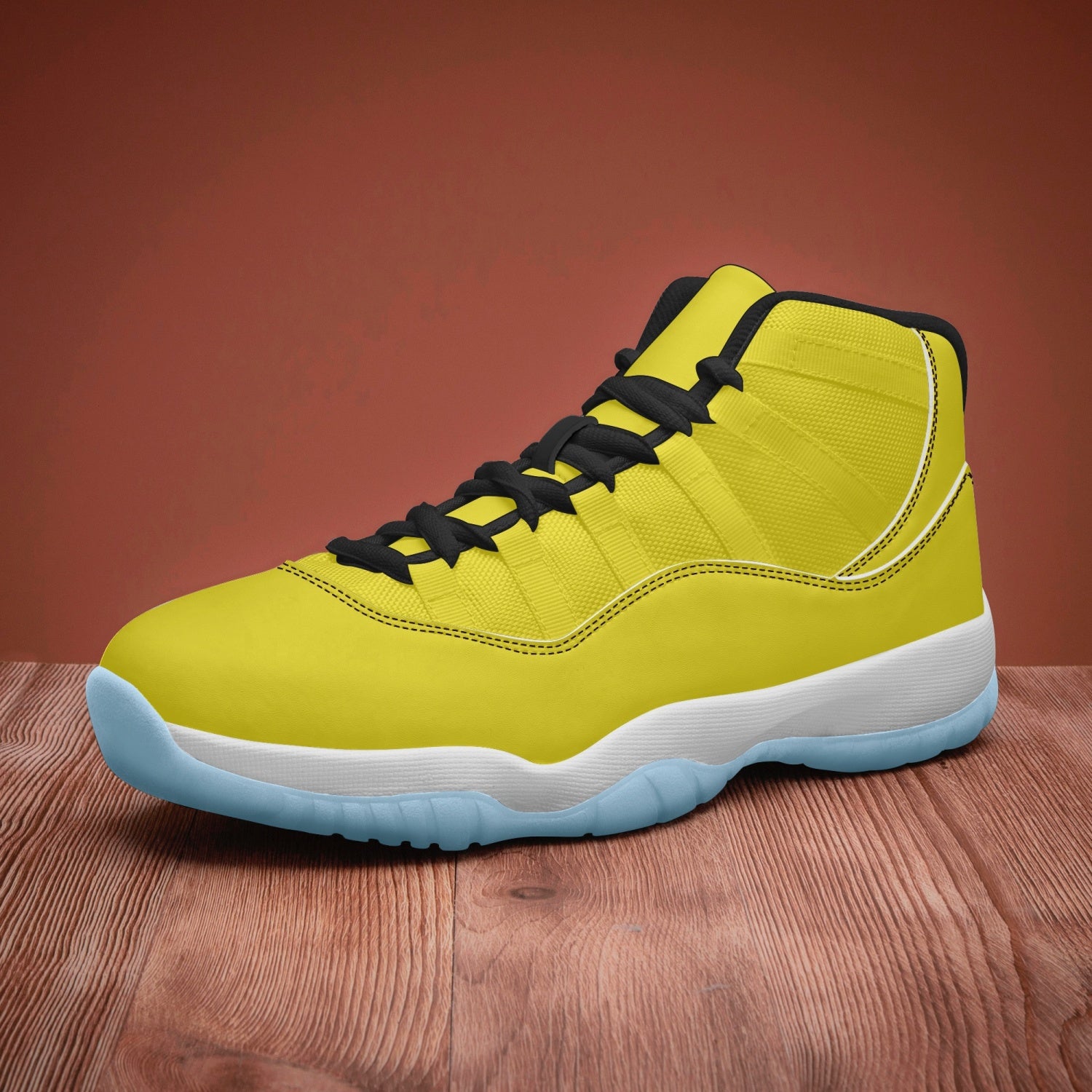 StepUpSneaks Basketball Sneakers - Blue Sole