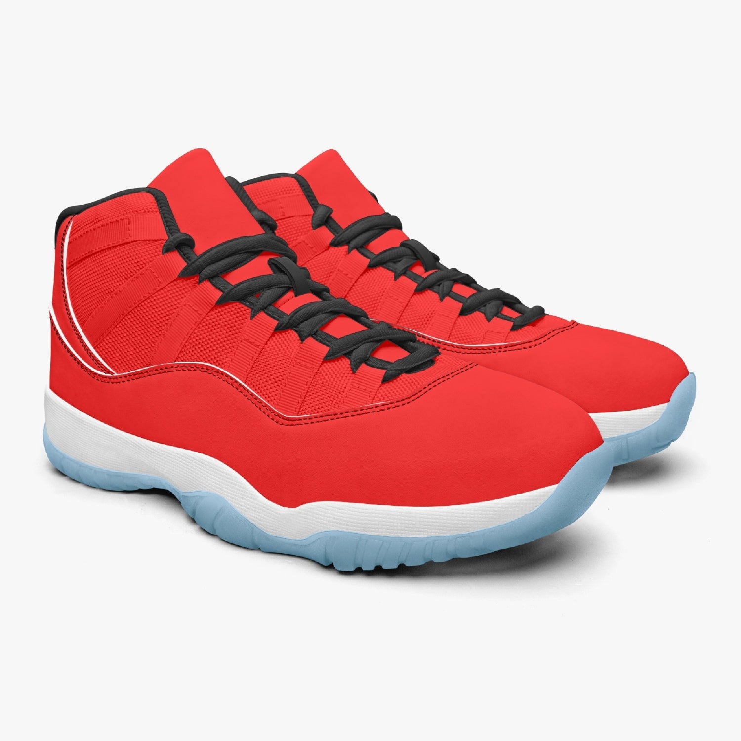 StepUpSneaks Basketball Sneakers -Blue Sole