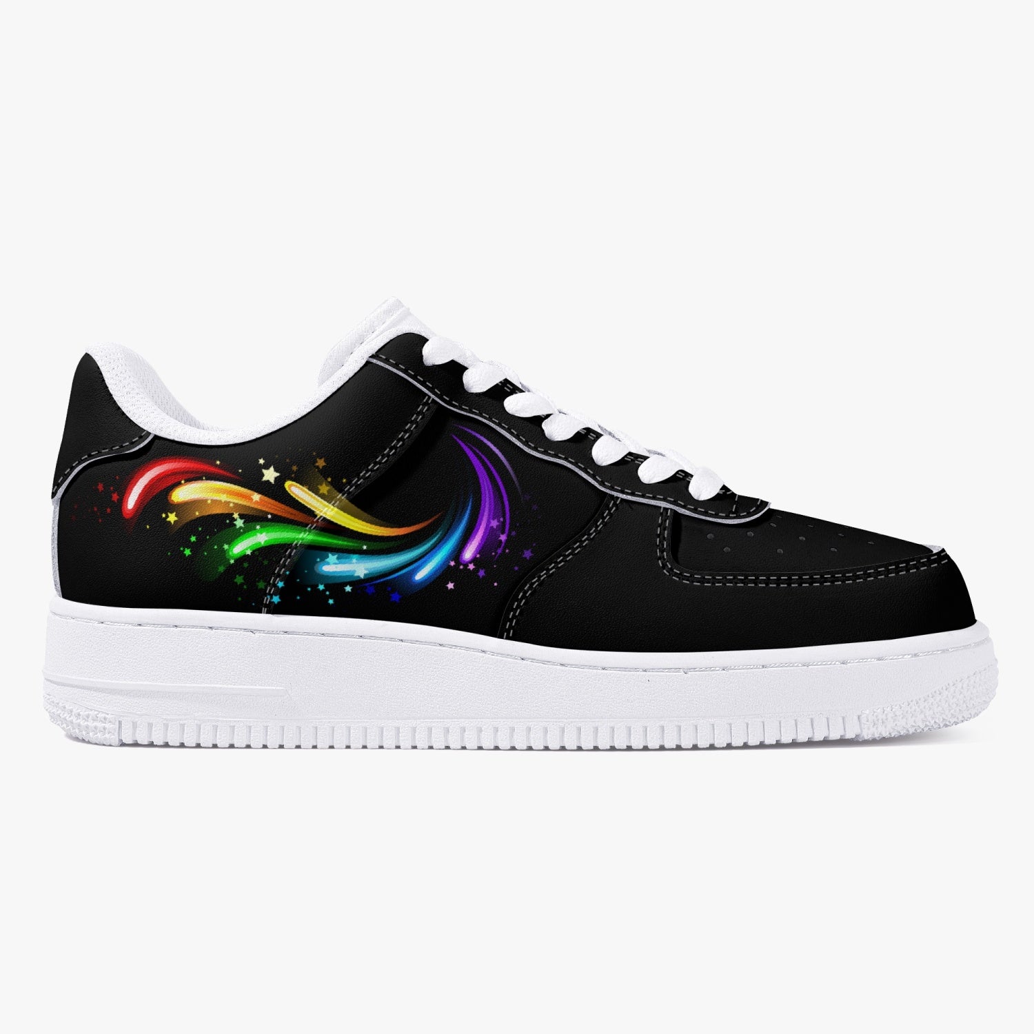 StepUpSneaks Low  Leather Sports Sneakers