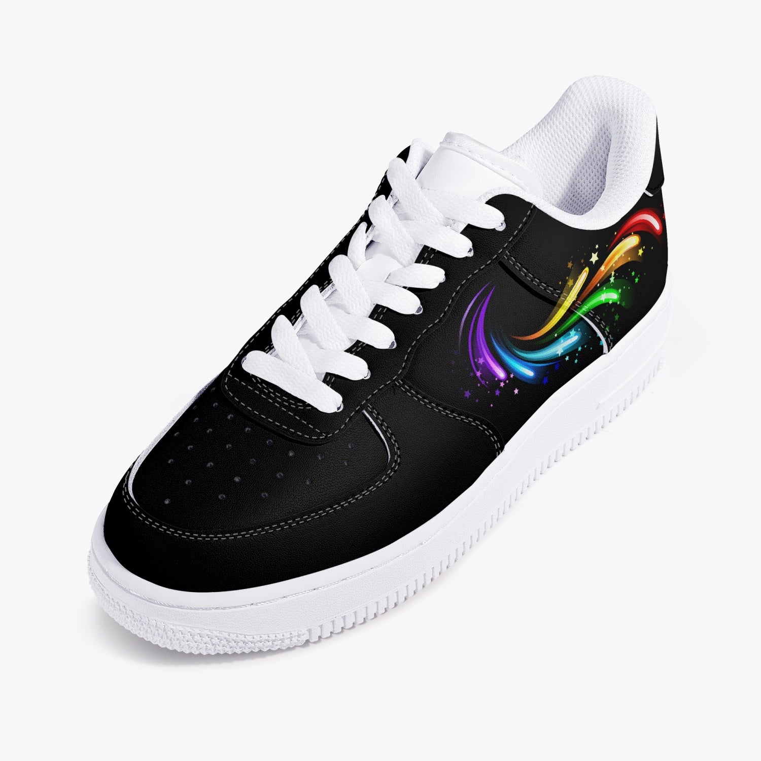 StepUpSneaks Low  Leather Sports Sneakers