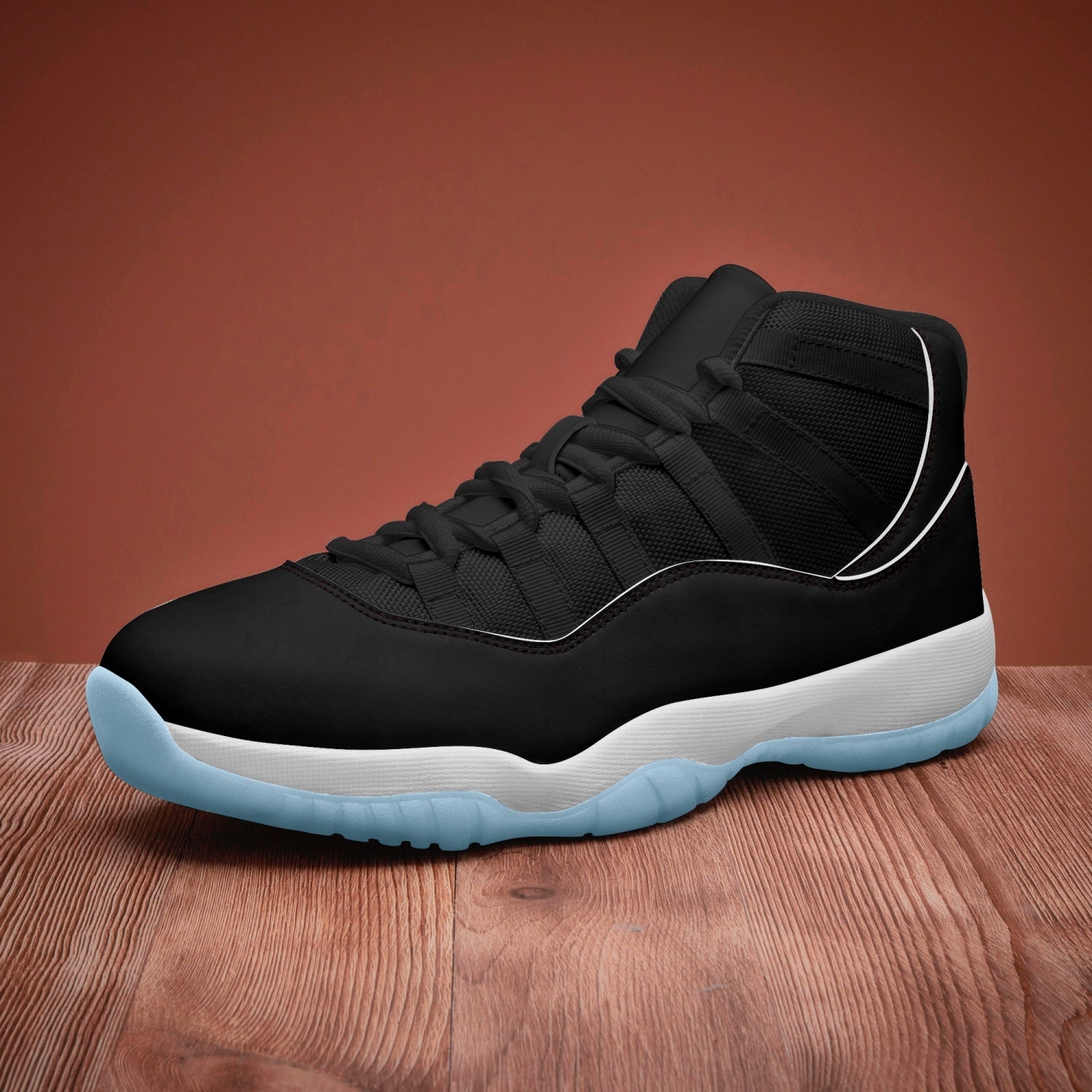 StepUpSneaks Basketball Sneakers -Blue Sole