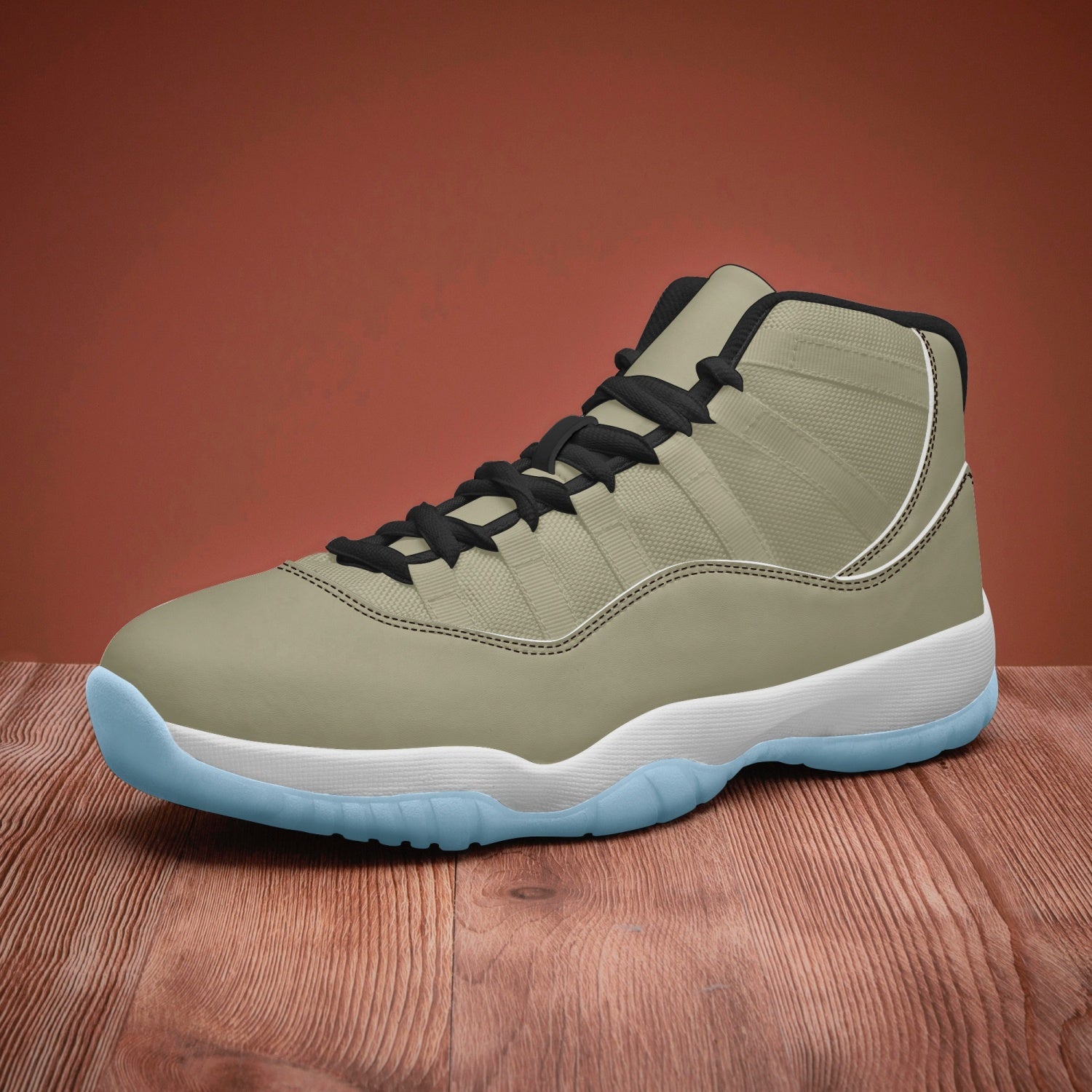 StepUpSneaks Basketball Sneakers -Blue Sole