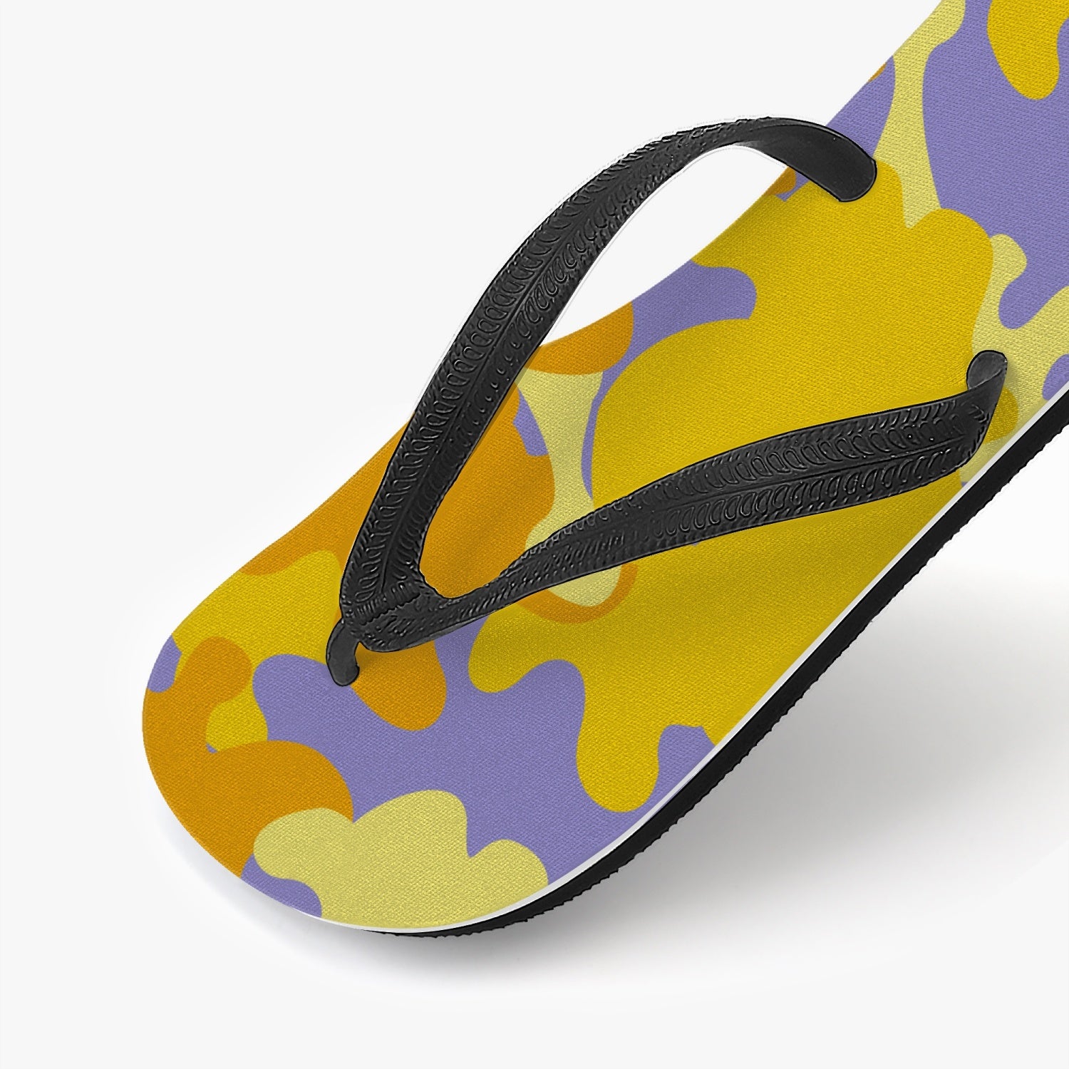 StepUpSneaks Yellow Camouflage Classic Flip Flops P-05