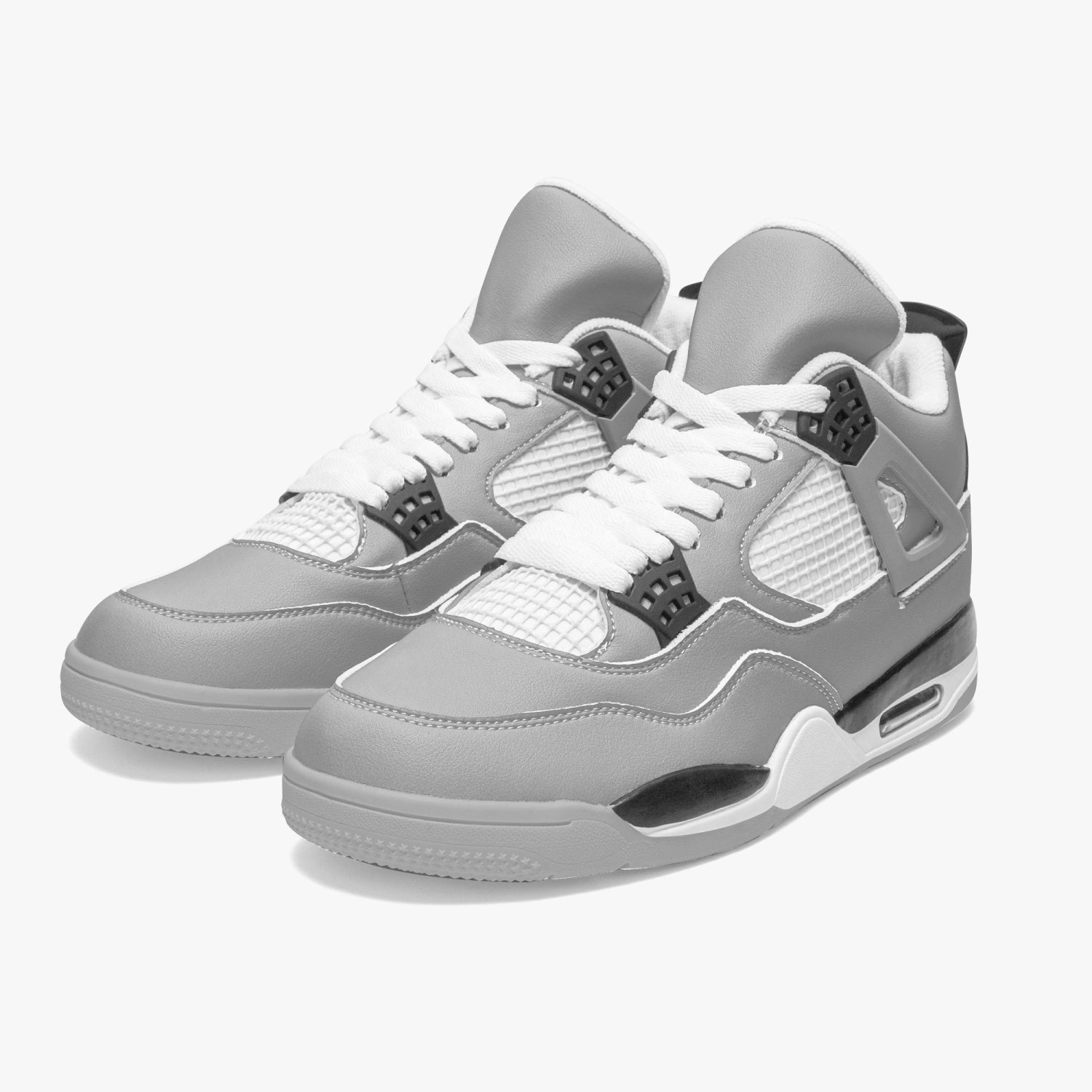 StepUpSneaks Basketball Sneakers -Grey Sole