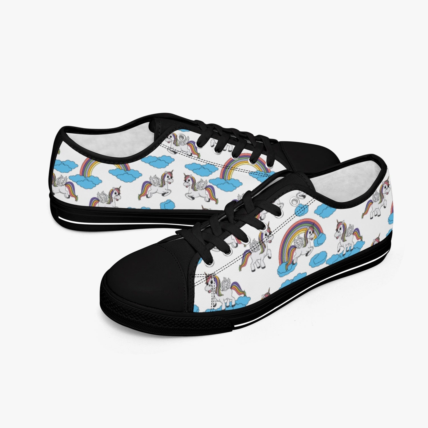 StepUpSneaks Unicorn Low Canvas