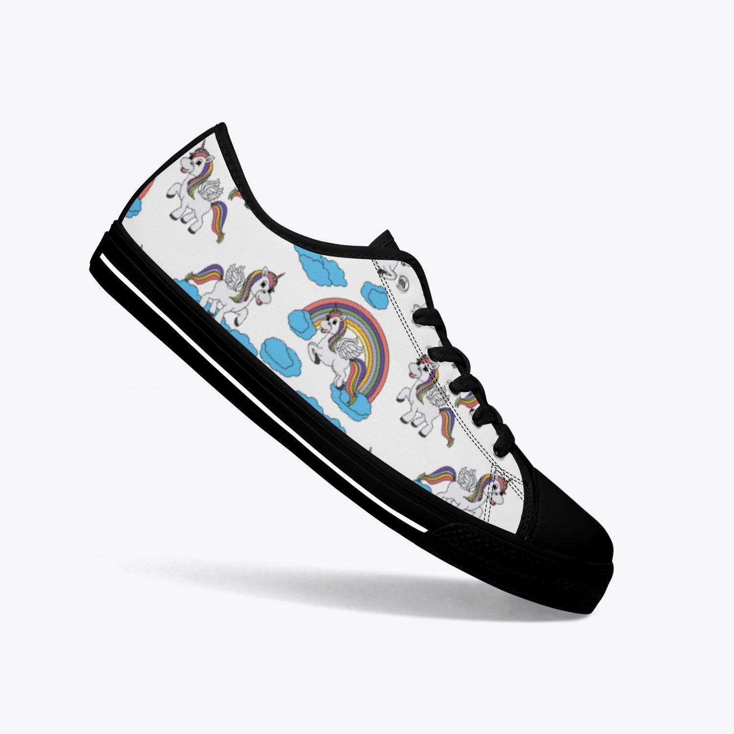 StepUpSneaks Unicorn Low Canvas