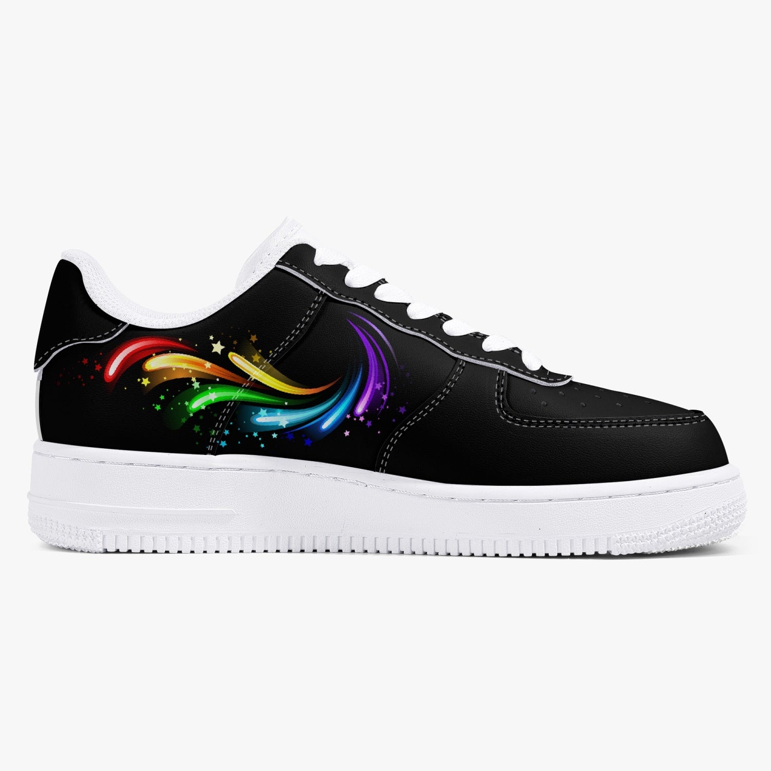 StepUpSneaks Low  Leather Sports Sneakers