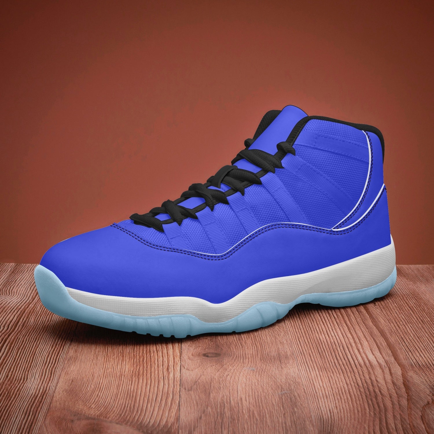 StepUpSneaks Basketball Sneakers -Blue Sole