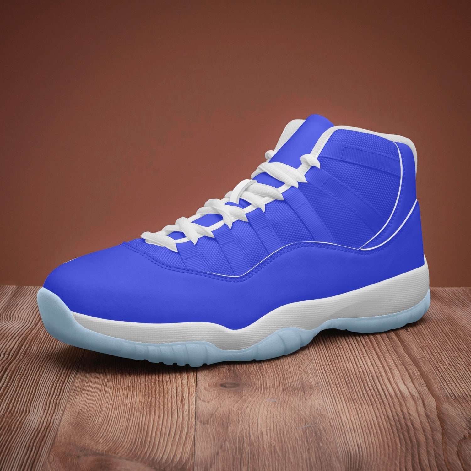 StepUpSneaks Basketball Sneakers -Blue Sole