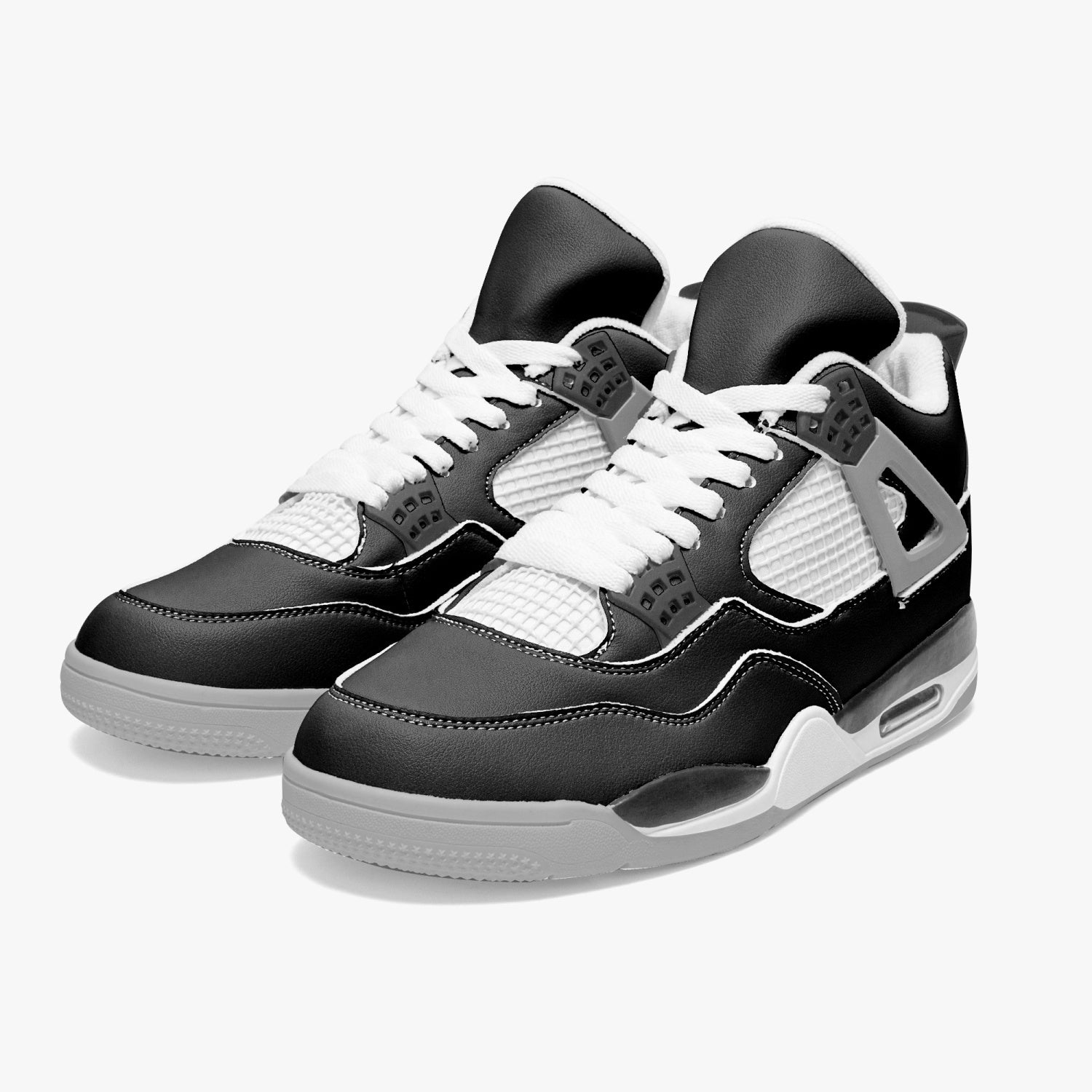 StepUpSneaks Basketball Sneakers -Grey Sole