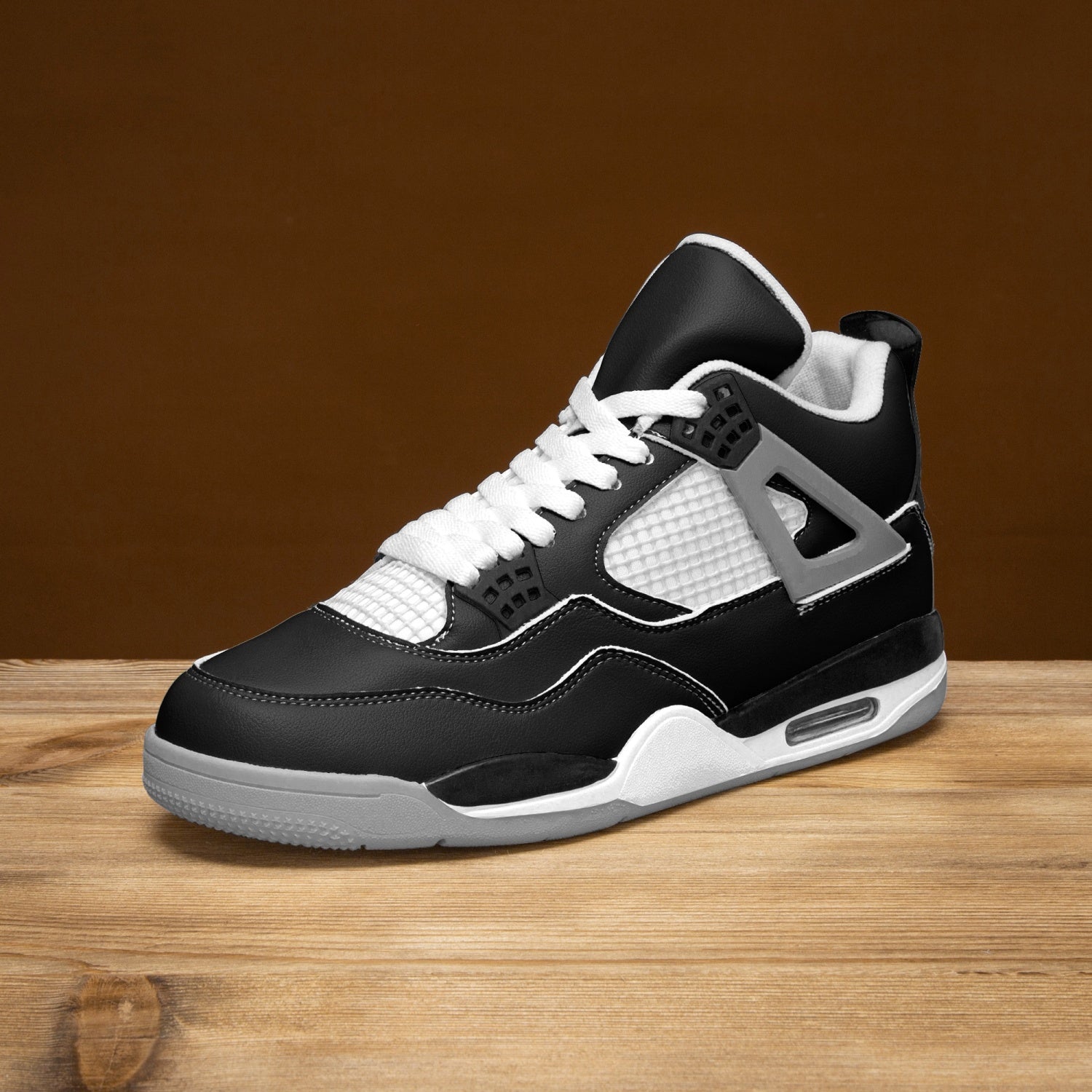 StepUpSneaks Basketball Sneakers -Grey Sole